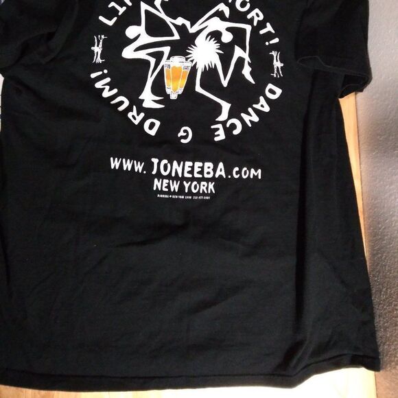 Vintage Life Is Short Dance & Drum African Dance Joneeba.com T-Shirt - Picture 7 of 10